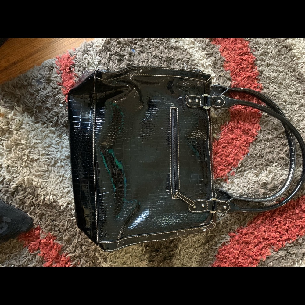 Real Black Snake Skin Designer Bag